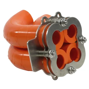 icengineworks 2000EHSeries (2″OD) 4-into-1 Exhaust Header Collector Dummy 2000EHCD41