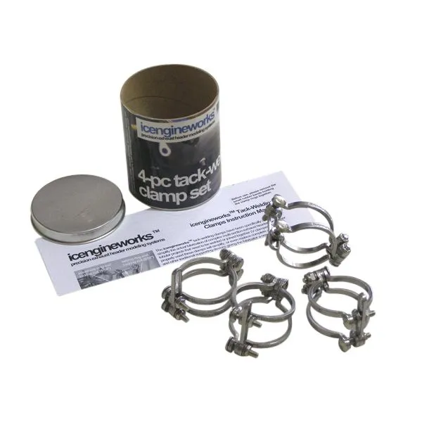 icengineworks 1625EHSeries (1-5/8″OD) Tube Tack Welding Clamp 4-pc Set 1625EHTTWCS