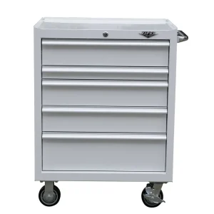 Viper Tool Storage 30 in. W x 41 in. H 5-Drawer 18G Steel Rolling Cabinet White V300541WHR