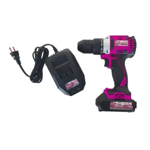 The Original Pink Box 20-Volt Lithium-Ion Cordless Drill PB20VLID_2Ah_CHRGR