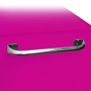 The Original Pink Box 41 in. 9-Drawer 18G Steel Rolling Cabinet Pink PB412409R