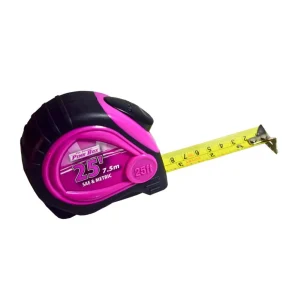 The Original Pink Box 25 ft. Auto-Locking Tape Measure Pink PB25LTM