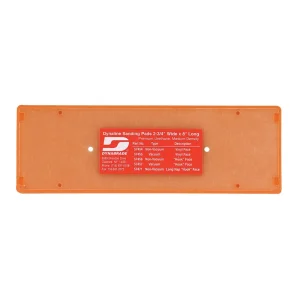 Dynabrade 2-3/4 in. W x 8 in. L Non-Vacuum Dynaline Disc Pad Vinyl-Face 57454