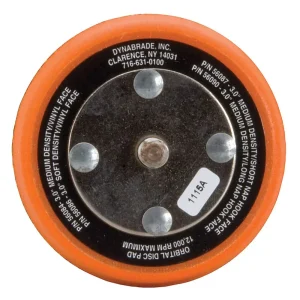 Dynabrade 3 in. Dia. Non-Vacuum Disc Pad Hook-Face Short Nap 56087