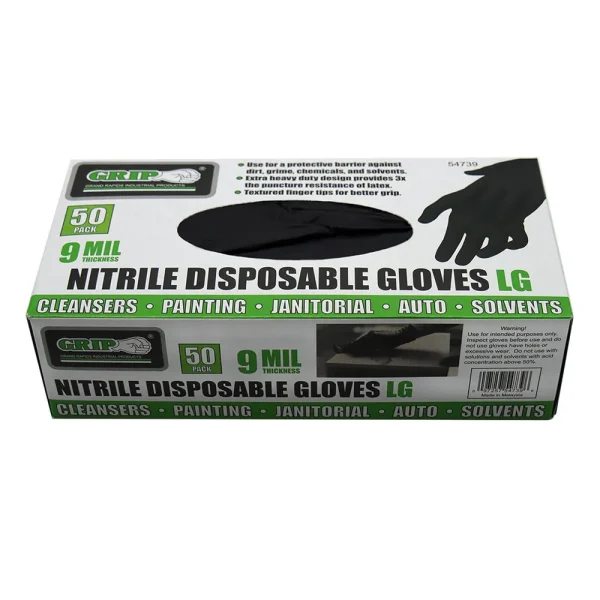 GRIP 9 MIL X- LARGE NITRILE GLOVES 54741