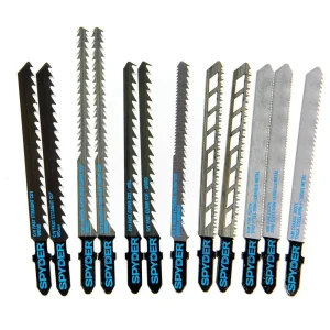 Spyder Products 12 Piece Double Skull Metal-Wood Jigsaw Blades 300065