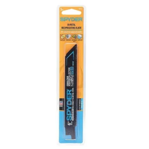 Spyder Products 5 Piece Black Series Bi Metal Reciprocating Saw Blades 10/14 – 6 in. 200302