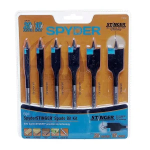 Spyder Products 6 Piece Spade Bit Set 11002