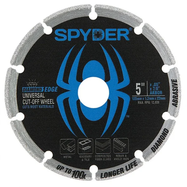 Spyder Products Diamond Cut-Off Wheel 5 in. 14005