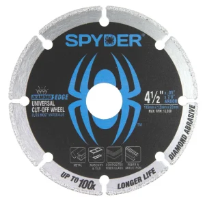 Spyder Products Diamond Cut-Off Wheel 4-1/2 in. 14001