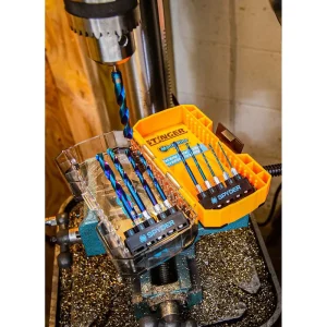 Spyder Products 10 Piece Mach-Blue Hex Shank Drill Bit Set 19017