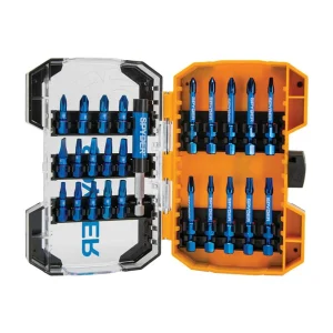 Spyder Products Mach-Blue 25 Piece Impact Bit Set 19029