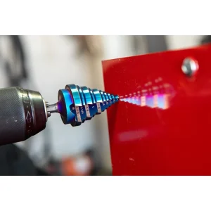 Spyder Products 10 Step Bit Mach-Blue Hex Shank 1/4 in. – 1-3/8 in. 19024