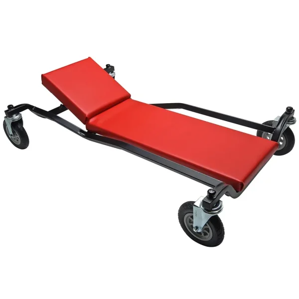 Whiteside Adjustable Rider Creeper w/ 6in. Flat-free Treaded Rollers MTLPNUEADJP