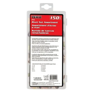 Titan Tools 150 pc. Rivet Nut Assortment 45150