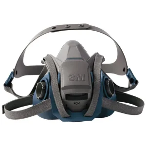 3M Rugged Comfort Half Facepiece Reusable Respirator 6501QL (Small)