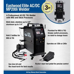 Eastwood Elite 200 Amp Multi-Process AC/DC MP200i Welder