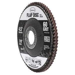Eastwood 4.5 Inch Flap Disc – 60 Grit – 5 Pack