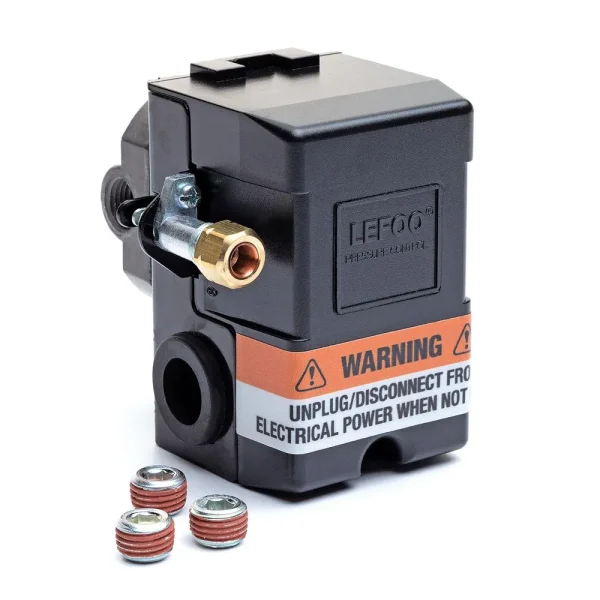 Improved Replacement Pressure Switch for Eastwood 30/60 Scroll Compressors with Model Number 63600 or 32200 or 31700