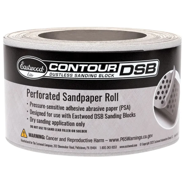180 Grit PSA Sandpaper for Eastwood Elite Contour DSB Dustless Sanding Blocks – 65488