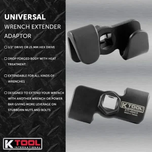 K Tool International Universal Wrench Extender Adapter KTI49403