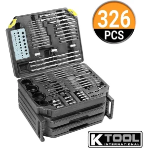 K Tool International Master Drill Bit 326-Piece Set KTI10330