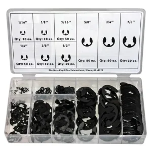 K Tool International 300 Piece E-Clip Assorment KTI00072