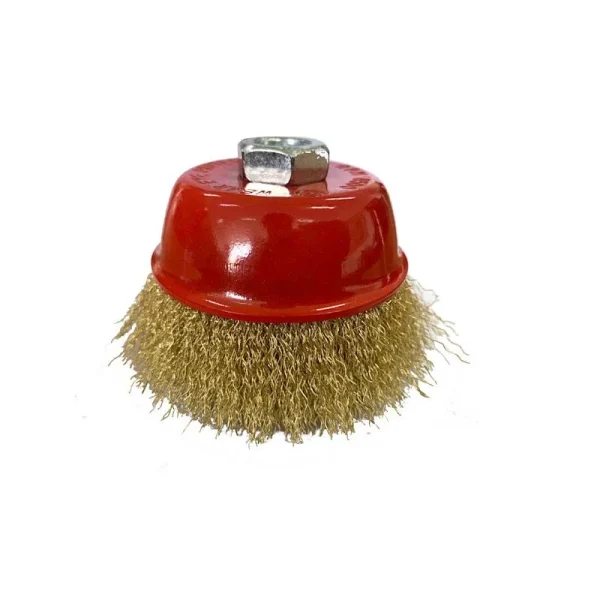 Titan Tools 4 in. Crimped Wire Cup Brush 22230