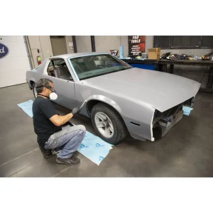 Eastwood OptiFlow Epoxy Primer Quart and Catalyst Kit – Automotive Roll-On Paint – Gray