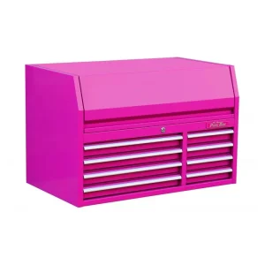 The Original Pink Box 41 in. 8-Drawer Steel Top Chest Pink PB4108C