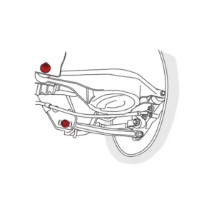 SPC Performance Nissan 350Z Rear Camber Bolt Kit 72055