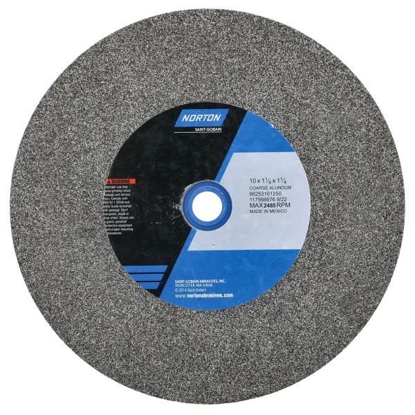 Norton 10 x 1-1/4 x 1-1/4 In. Gemini Bench and Pedestal Wheel 36 P VBE T01 1 Count