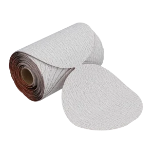 Norton 5 In. A275OP No-Fil Paper PSA Disc Roll P150 Grit A275 AO 6 Count