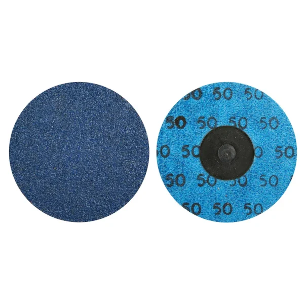 Norton 3 In. BlueFire Quick-Change Cloth Disc Type III 50 Grit R884P ZA 25 Count