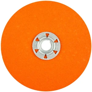 Norton 5 In. Blaze Fiber Locking Disc Speed-Change 60 Grit F980 CA 25 Count