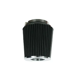 FiTech FiTech Cone Filter/ Conical/ 6 Inch Long Element/ 4 Inch Inlet/ Cotton Gauze Element/ Black 4