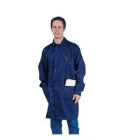 Tillman 6640B 40″ Navy Flame Retardant Shop Coat (1 Coat)
