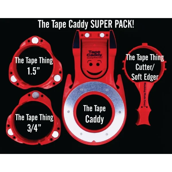 The Tape Caddy Cut-N-Roll Super Pack CE.CNRSPPK