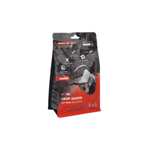 Gerson Liquid Silicone Drop Down Half-Mask Respirator