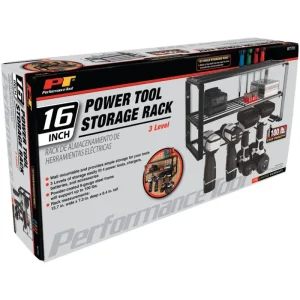 Performance Tool 16in. Power Tool Storage Rack W7701