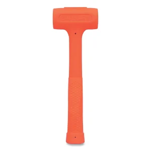 Stanley 57-533A Compo-Cast Standard Head Soft Face Hammers, 42 oz Head, 2-15/16 in Dia., Orange 1 EA