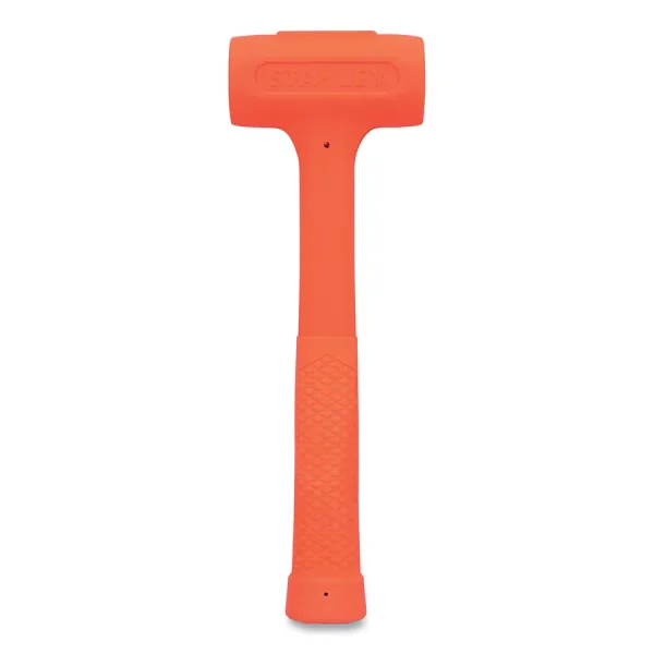 Stanley 57-533A Compo-Cast Standard Head Soft Face Hammers, 42 oz Head, 2-15/16 in Dia., Orange 1 EA