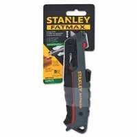Stanley FMHT10242 FatMax Safety Knives, 3.3 in, Retractable Steel Blade 1 EA