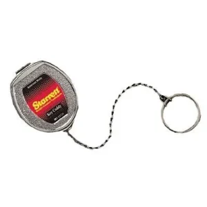 L.S. Starrett 63135 Key Caddy, Silver, Stainless Steel Chain and Key Ring (1 EA)