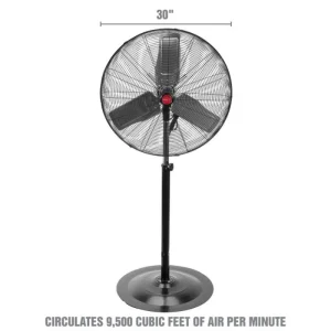 OEMTools 30 in PEDESTAL FAN W OSCILLATION – 2019