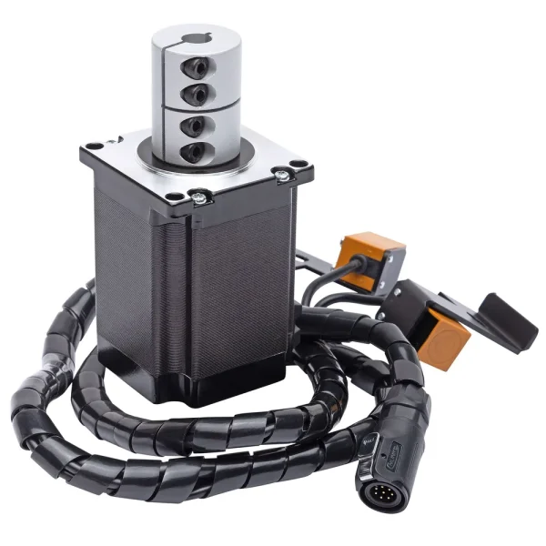 X-Axis Stepper Motor with Y-Axis Limit Switches and Wiring Harness for Versa Cut 2X2 CNC Table