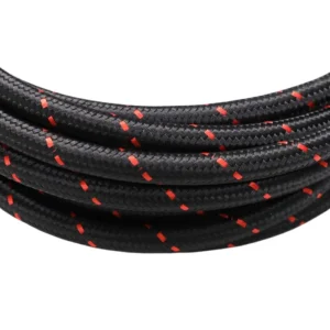 FiTech Ptfe, Stainless Steel Hose Kit, Black Covering, 40Ft W/ 10 Micron Filter & Check Valve