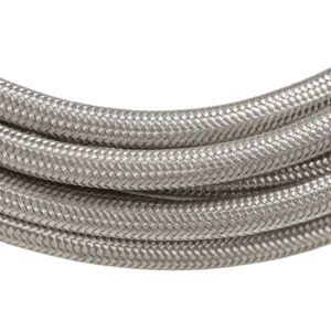 FiTech Ptfe, Stainless Steel Hose Kit, Natural, 40Ft W/ 10 Micron Filter & Check Valve