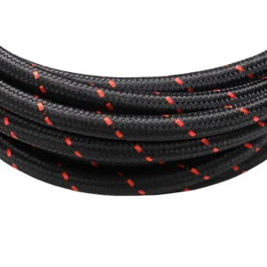 FiTech Ptfe, Stainless Steel Hose Kit, Black Covering, 20Ft W/ 10 Micron Filter & Check Valve
