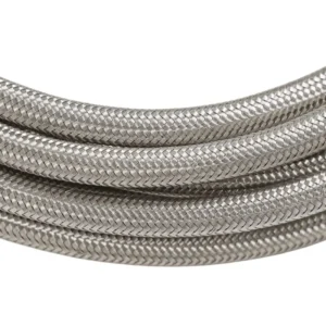 FiTech Ptfe, Stainless Steel Hose Kit, Natural, 20Ft W/ 10 Micron Filter & Check Valve